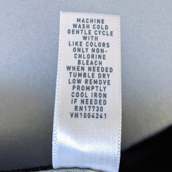 Merona Abstract Geometric Print Sleeveless Top, Black / Off-white, XXL - Picture 6 of 6